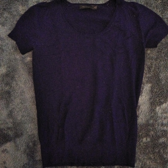 Navy short sleeve sweater - Picture 3 of 3
